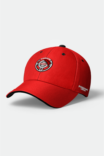 PODIUM CREW CAP RED