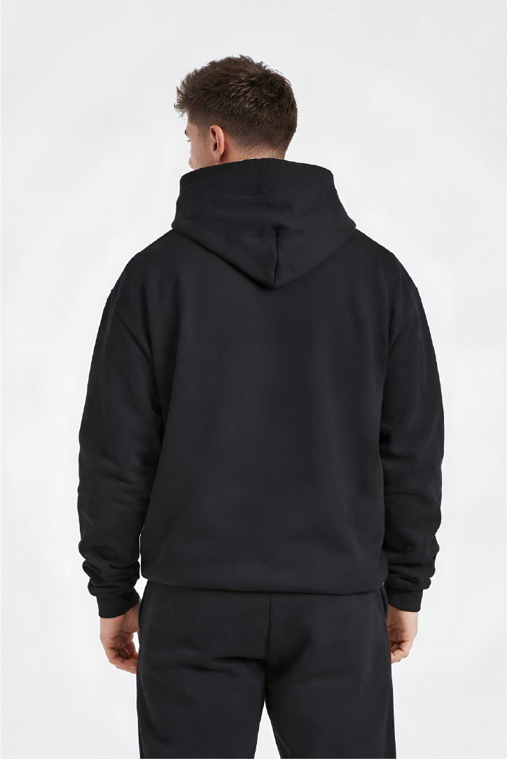 PODIUM CREW - HOODIE - Black
