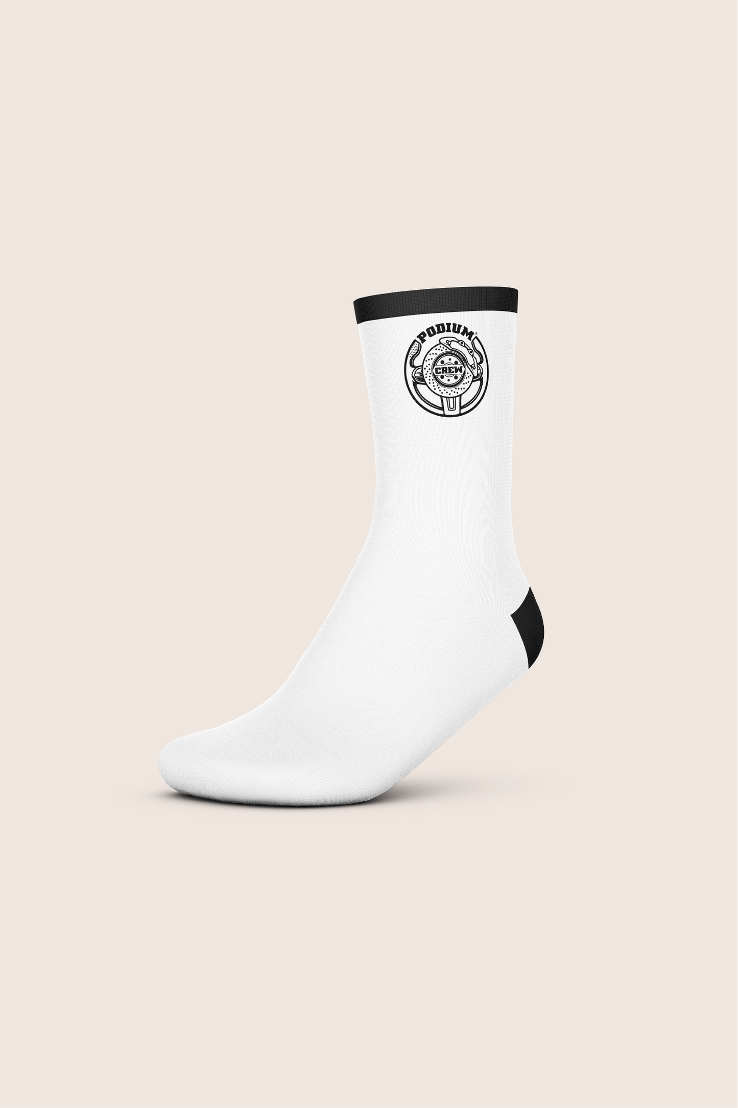 PODIUM CREW-Socks Logo